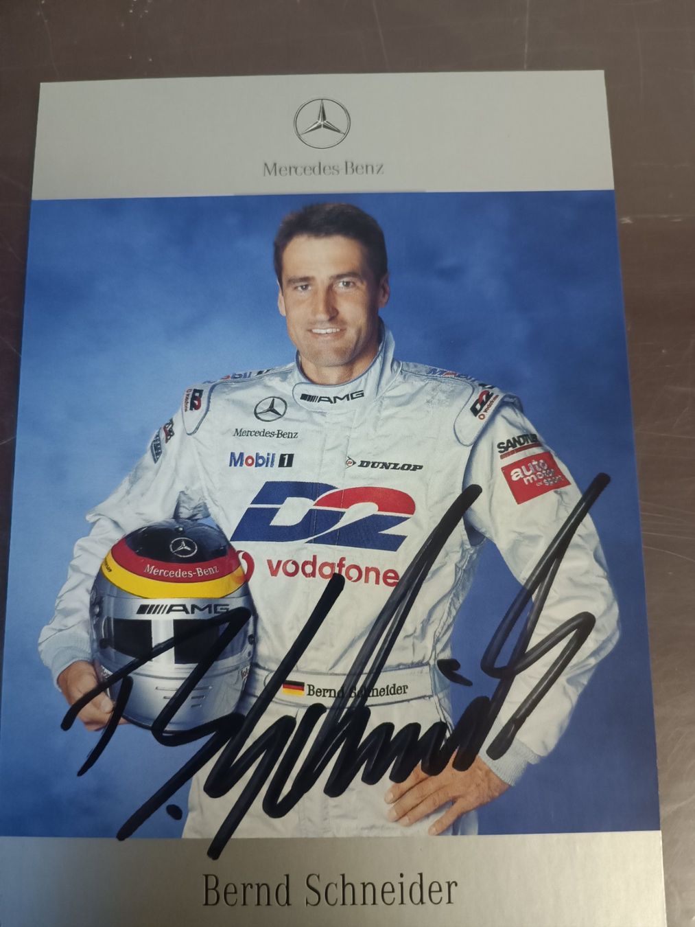 Autografi: Bernd Schneider  - handsigniert - Motorsport – Usato da Menziken venduto da Artographs