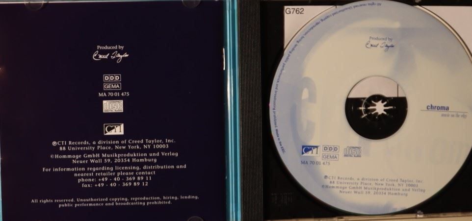CD: Chroma – Music On The Edge – Usato da Luzern venduto da CONTENTI 2