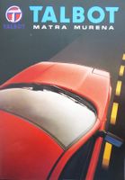 Prospekt Talbot Matra Murena 1982 inkl. Preisliste ( CH )