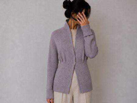 Marc Aurel Wolljacke Cardigan Altrosa (Mauve)