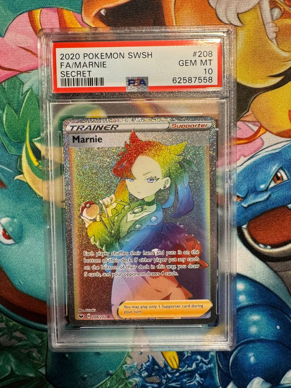 Pokémon Carte collezionabili: Pokemon Marnie 208/202 PSA 10 – Usato da Zürich venduto da picollector