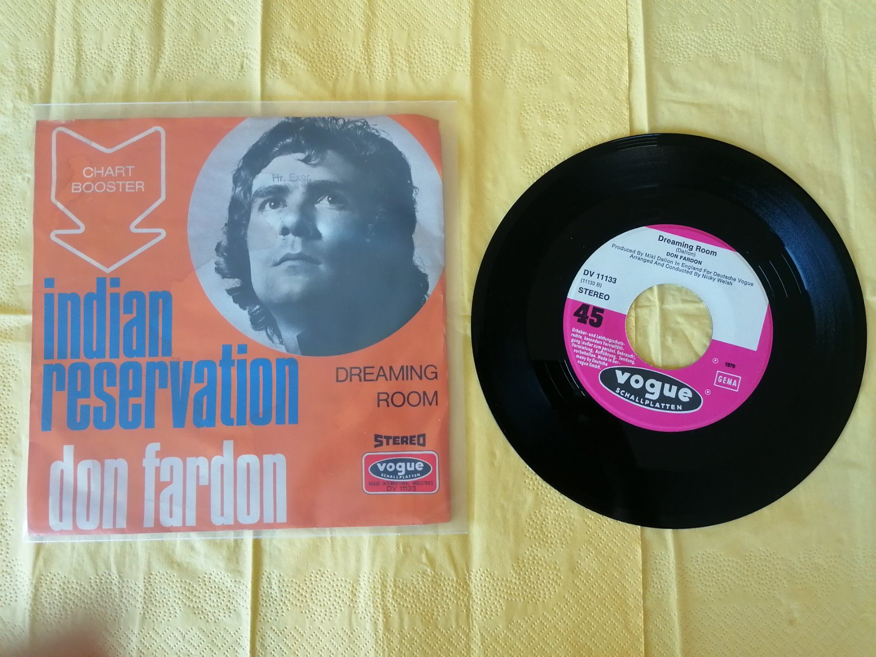 Schallplatten: Don Fardon – Indian Reservation – Gebraucht aus Emmenbrücke von lamorak