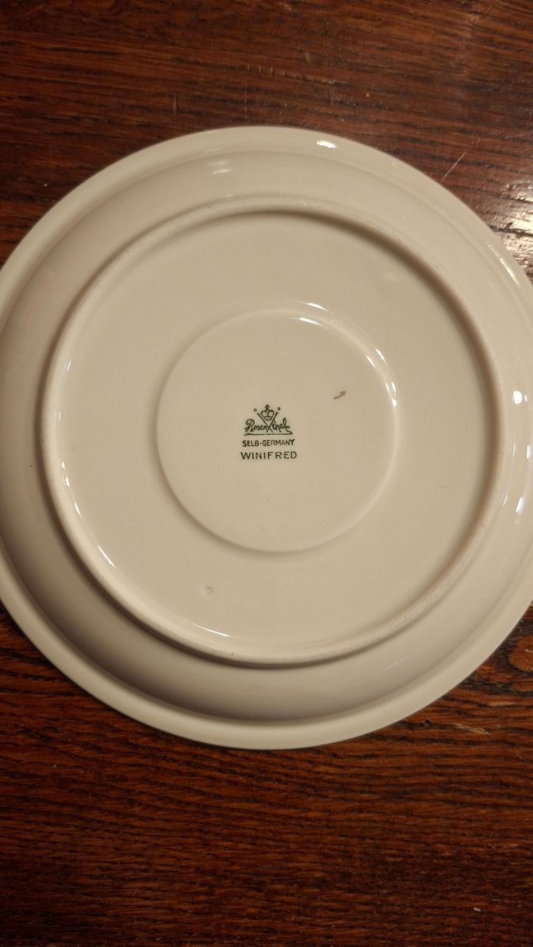 Rosenthal Set di piatti: Rosenthal Winifred Tee-/Kaffeeservice 29-teilig antik – Usato da Hittnau venduto da Agi010 9