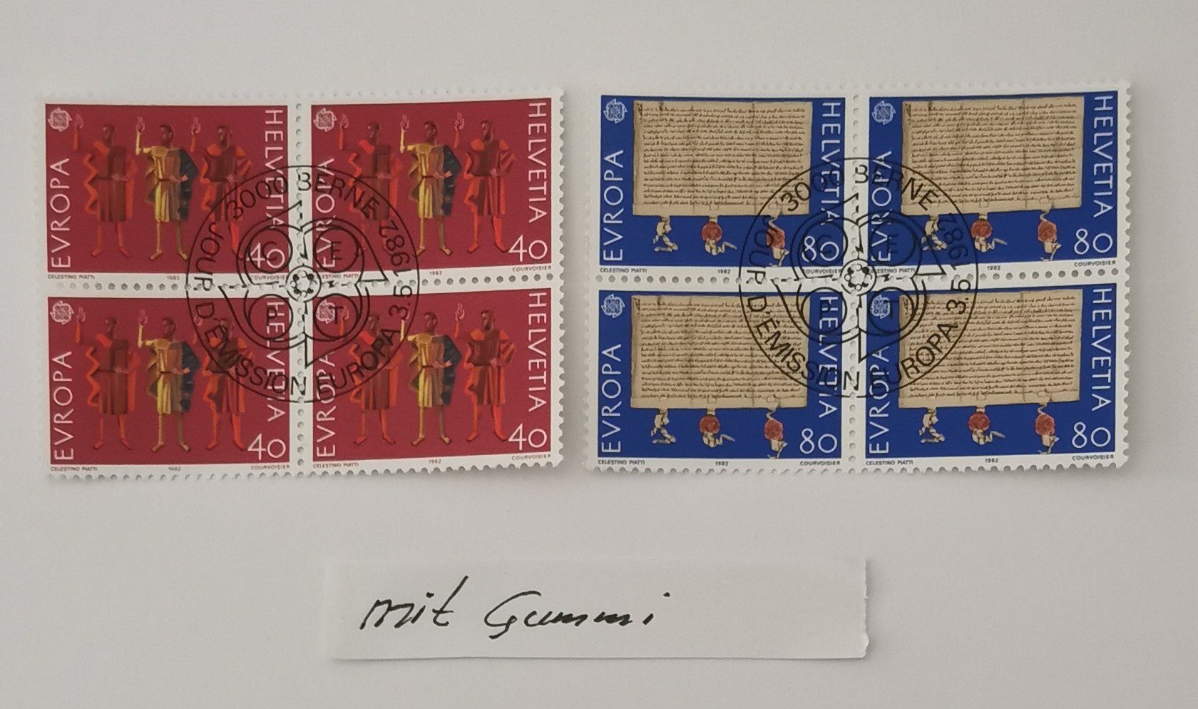 Tous les timbres: 1982 – D'occasion à Aadorf par Chnorli-Furz