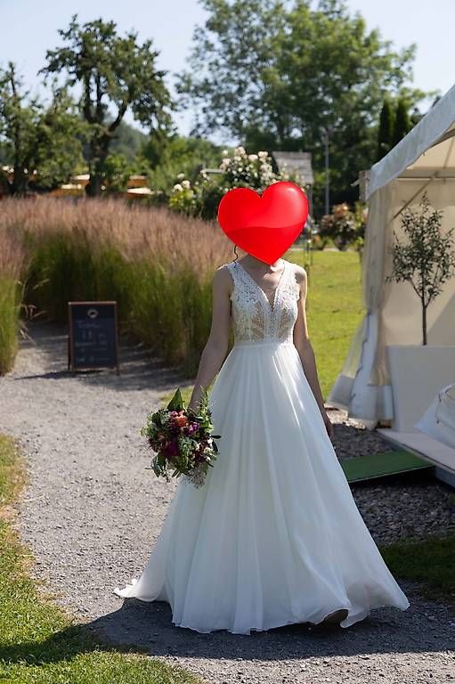 Kleider: Brautkleid 34 – Gebraucht aus Hergiswil NW von ballmera