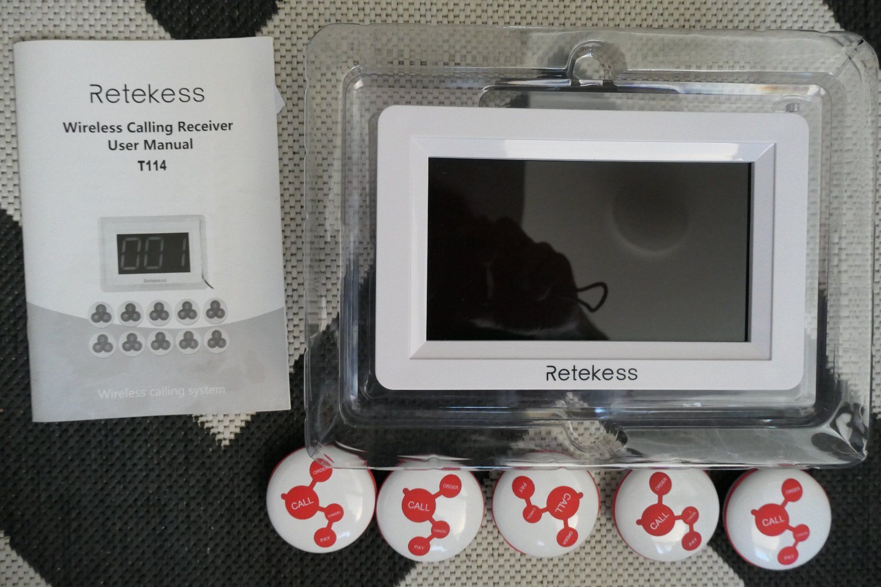 Telecomandi: Retekess T114 Wireless Calling System (Restaurantbedarf) – Usato da Chur venduto da Fl