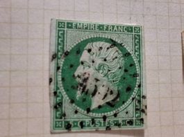 Timbre France Napoléon III N°12