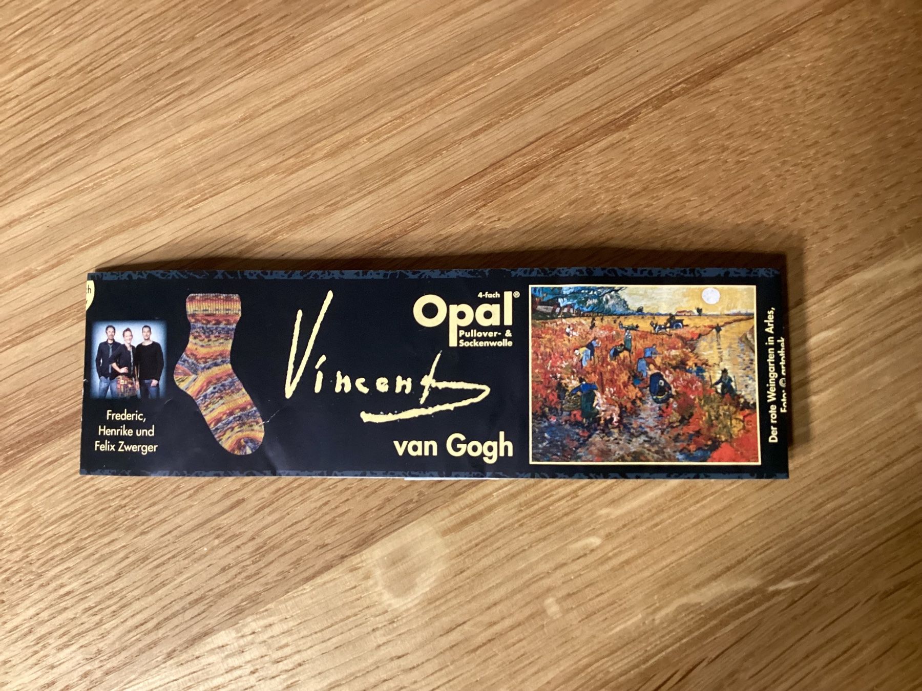 Calze: Handgestrickte Vicent van Gogh Socken – Nuovo e nell'imballaggio originale da Flawil venduto da kruemeli02 2