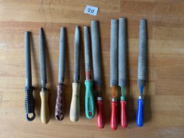 Holzraspel Set Konvolut 9 Stk.