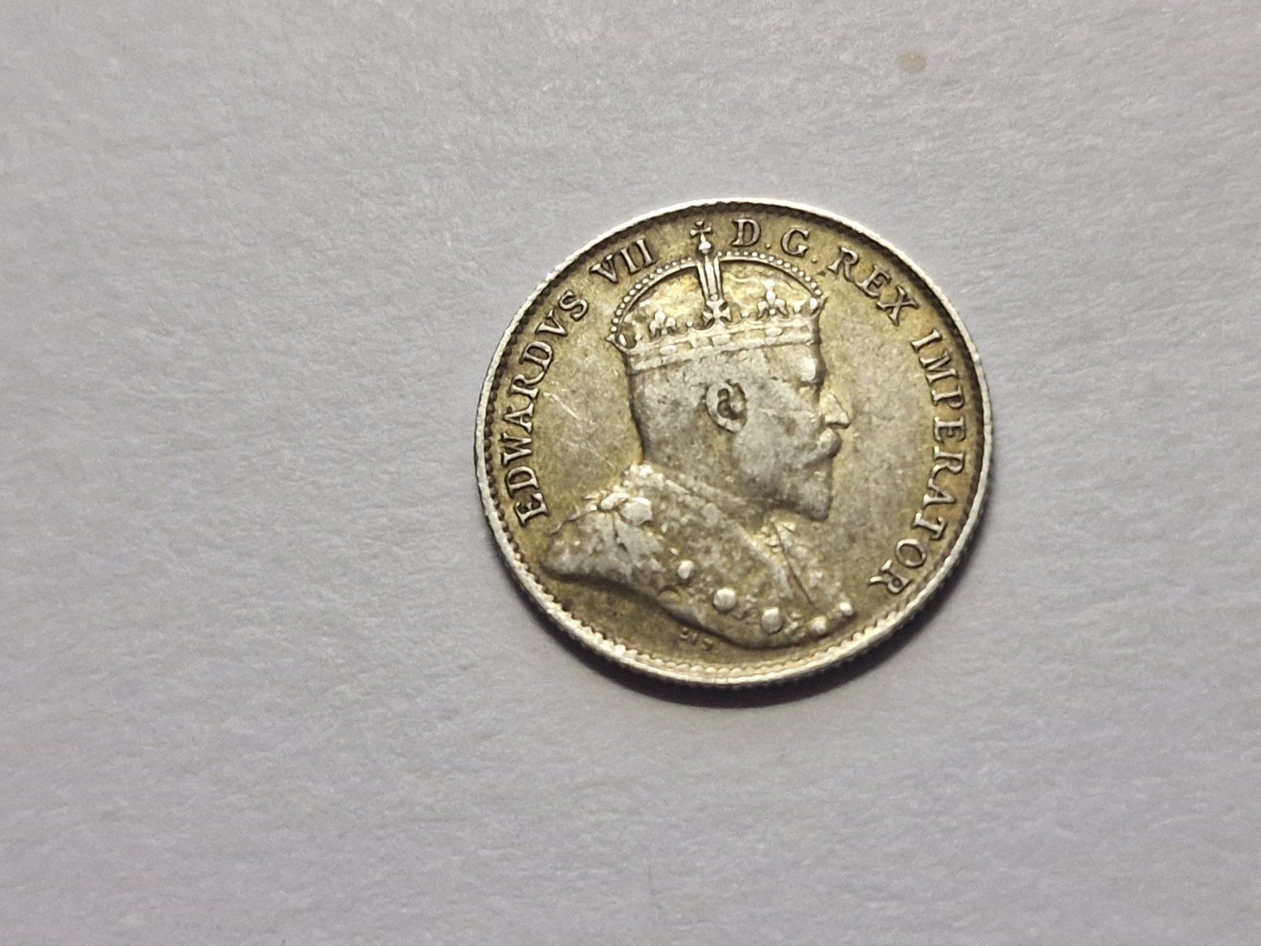 Alle Münzen: Kanada  5 Cents 1906 silber. – Gebraucht aus Zürich von Moreira01 1