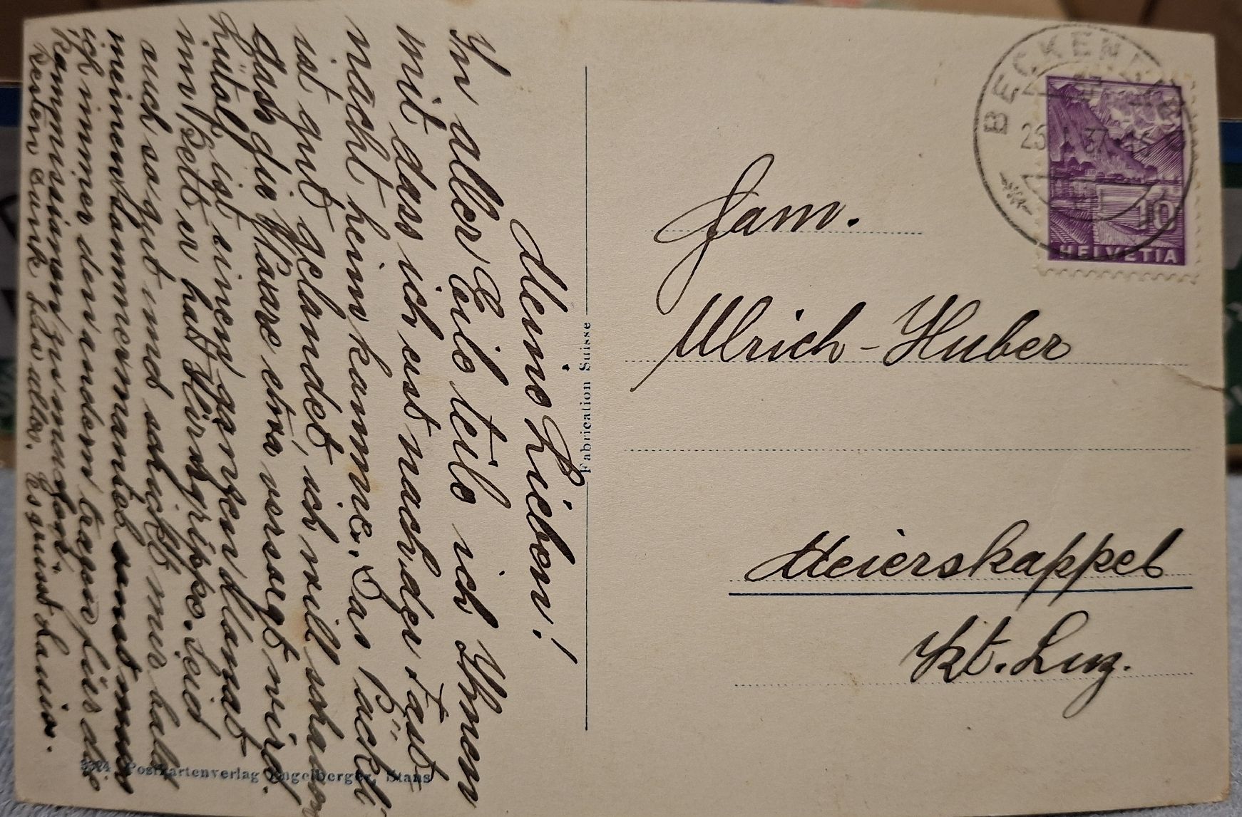 Cartoline postali: Luftseilbahn Beckenried - Klewenalp  – Usato da Balgach venduto da SIMEON27 1