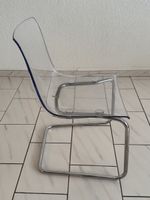 Stuhl transparent/verchromt