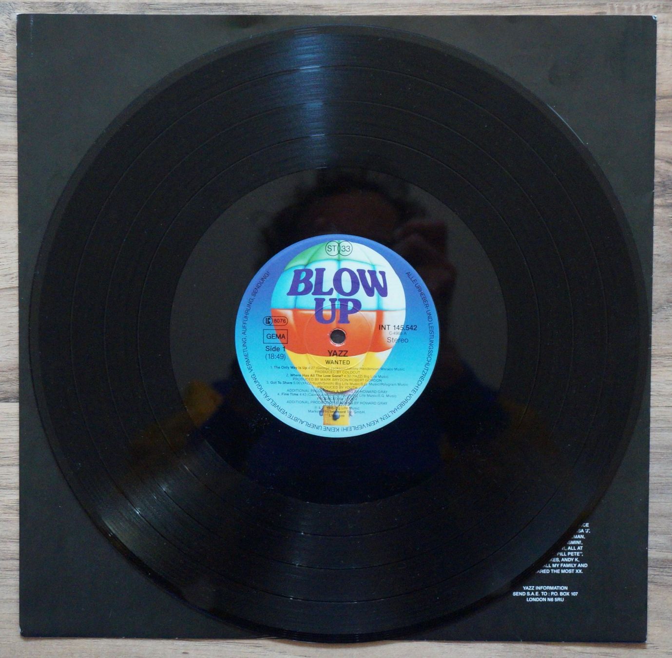 Dischi in vinile: LP Yazz Wanted – Usato da Schindellegi venduto da woneschi 4