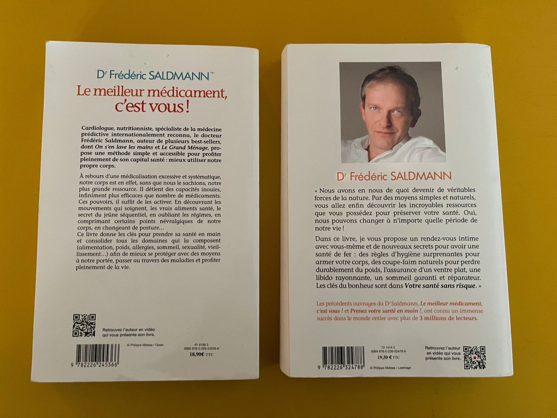 Libri: 2 livres de Dr Frédéric Saldmann – Usato da Biel-Bienne venduto da Doriskoloris 1