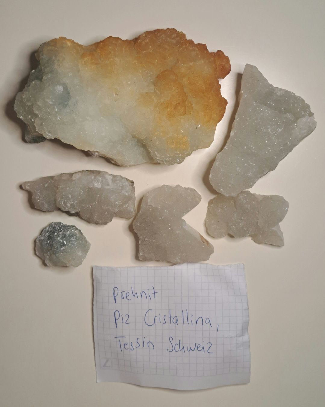 Mineralien & Heilsteine: Rarität! Schweizer Prehnit – Neu (gemäss Beschreibung) aus Richterswil von Viorella