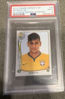 2014 PANINI WORLD CUP NEYMAR JR. PLATINUM EDITION STICKERS