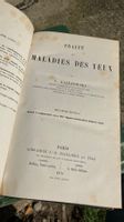 Livre maladie des yeux 1875 Galezowski Médecine Buch Medizin