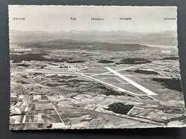 Zürich-Kloten Flughafen/ Swissair Luftbild ca. 1960