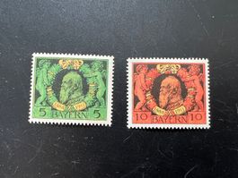Bayern 1911 MiNr. 92-93  *  (5193)