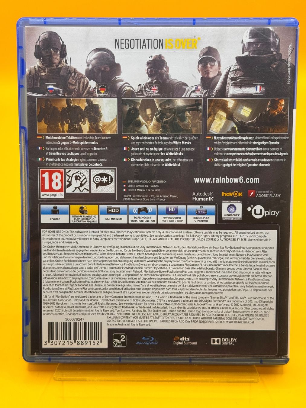 Sony Giochi: Tom Clancy's Rainbow Six Siege PS4 – Usato da Oberwil b. Zug venduto da silver2024 1