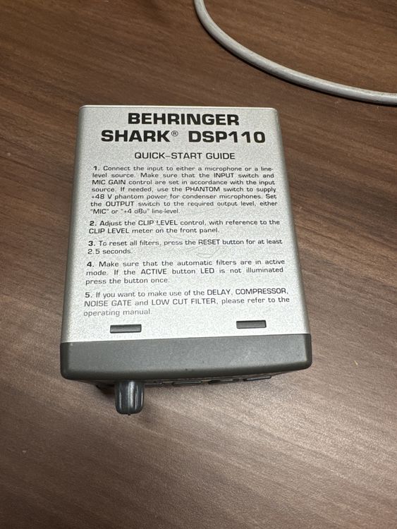 Behringer Shark DSP 110 (Gebraucht) in Hergiswil LU für CHF 25 – mit ...