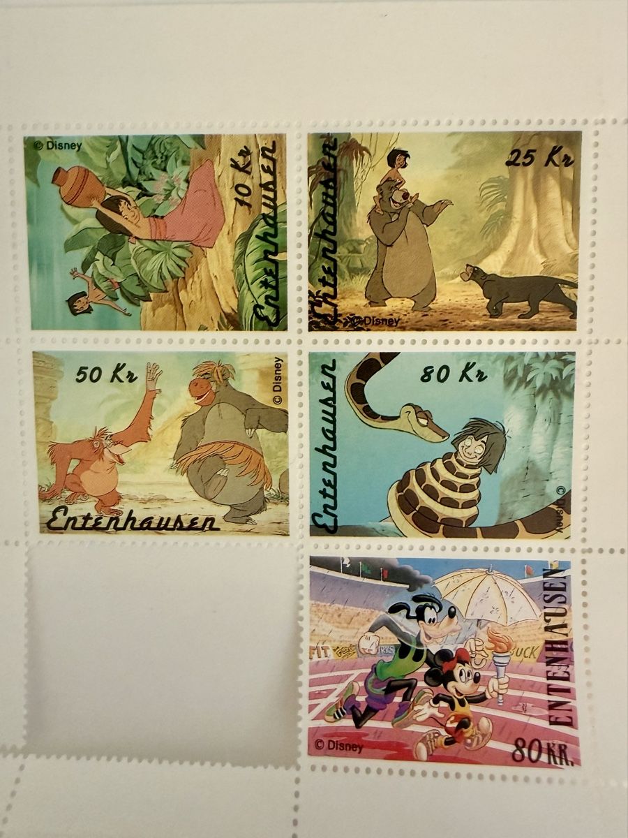 Tutti i francobolli: Disney Briefmarken, Entenhausen, Werbemarke – Nuovo e nell'imballaggio originale da Appenzell venduto da sonnegarte