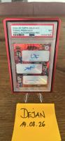 2024-25 Topps Gold UCC Yamal Pedri Gavi Triple Auto PSA 7