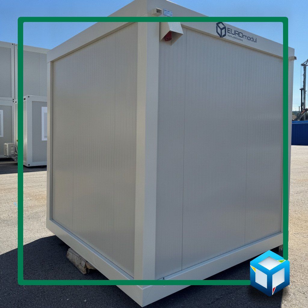 Baucontainer: Bürocontainer & Baucontainer 8 Fuss – Neu und originalverpackt aus Zofingen von EUROmodul 2