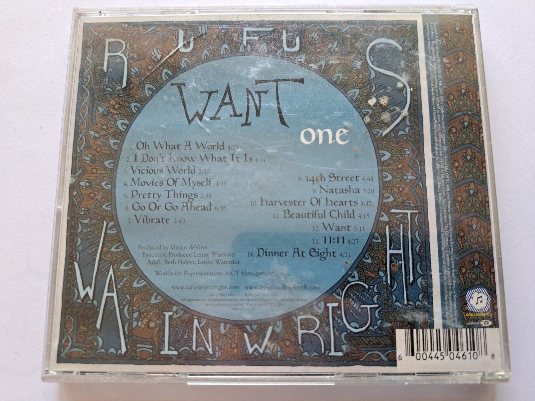 CDs: Cd Rufus Wainwright  - Want one  – Gebraucht aus Pully von bro_n52j 2