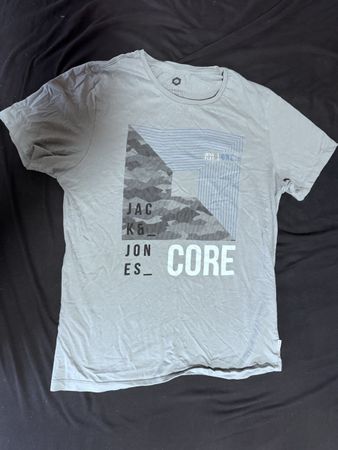 Jack & Jones Core T-Shirt, hellgrau, Gr. S - Sommer-Look!