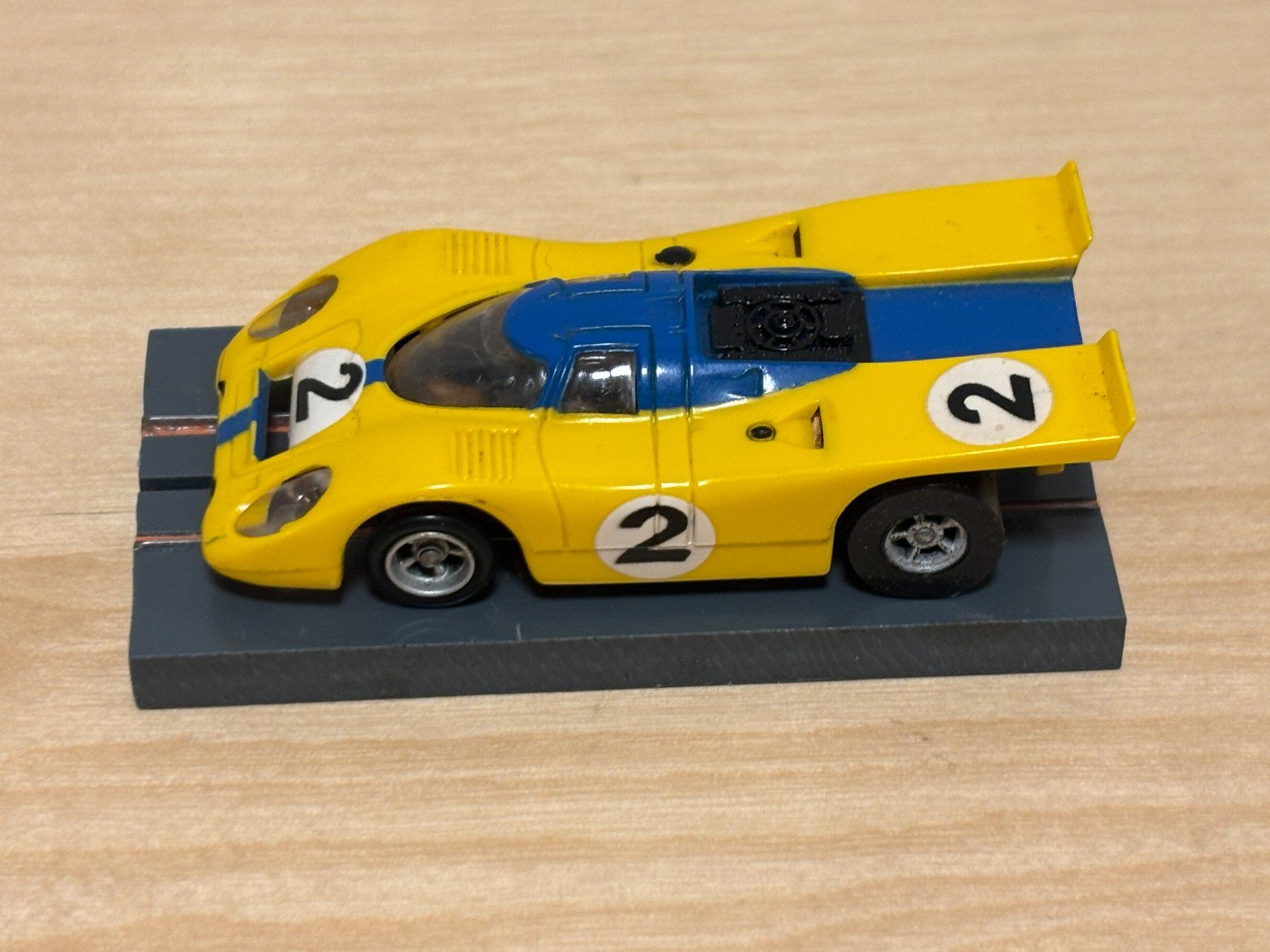 Faller Piste: Faller/Aurora AFX Porsche 917K #2 gelb/blau – Usato da Bülach venduto da h0slotch 1