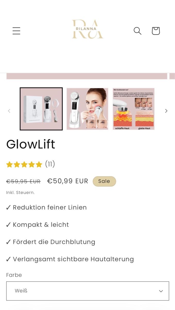 Cura del viso: Anti - Aging Verjüngerungsgerät neu – Nuovo e nell'imballaggio originale da Trimbach venduto da Alessia75 5