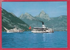 DAMPFSCHIFFE SCHILLER UND STADT LUZERN, 25.10.1976, MYTHEN