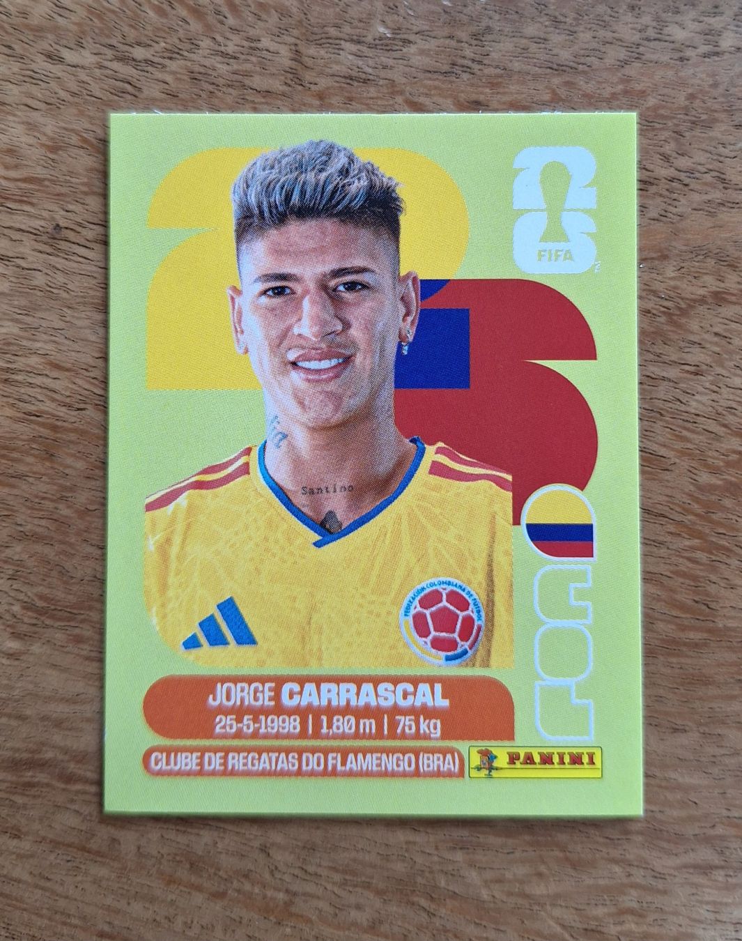 Panini Carte collezionabili: Panini Jorge Carrascal COL 16 – Nuovo (secondo la descrizione) da Romanens venduto da Crocette