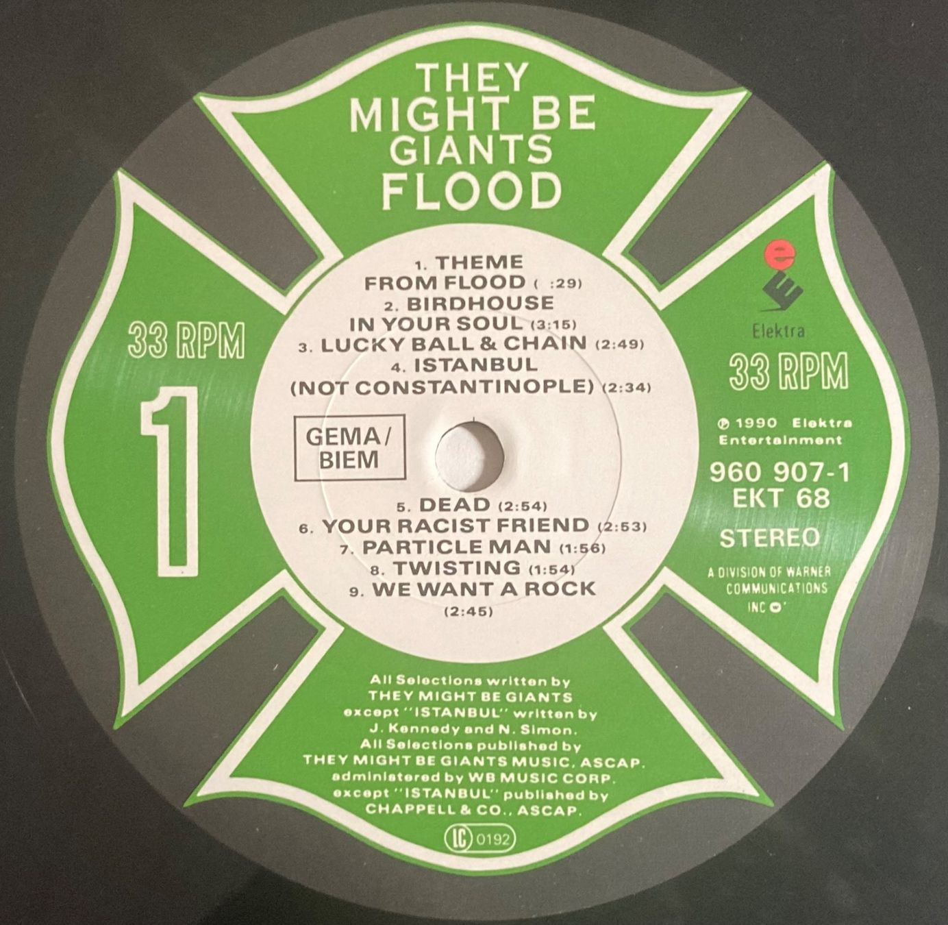 Vinyles: THEY MIGHT BE GIANTS - FLOOD – D'occasion à Poliez-Pittet par Newtown-Records 2