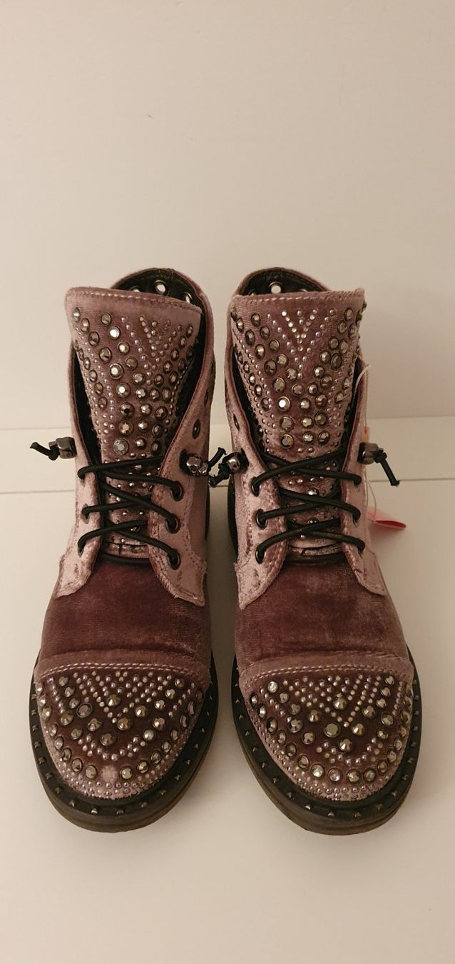Scarpe da donna: Stiefelette Alma en Pena, Gr 35 Samt – Usato da Stansstad venduto da InStyle8 3