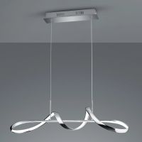 LED-Hängeleuchte Perugia mit Switsch-Dimmer, chrom