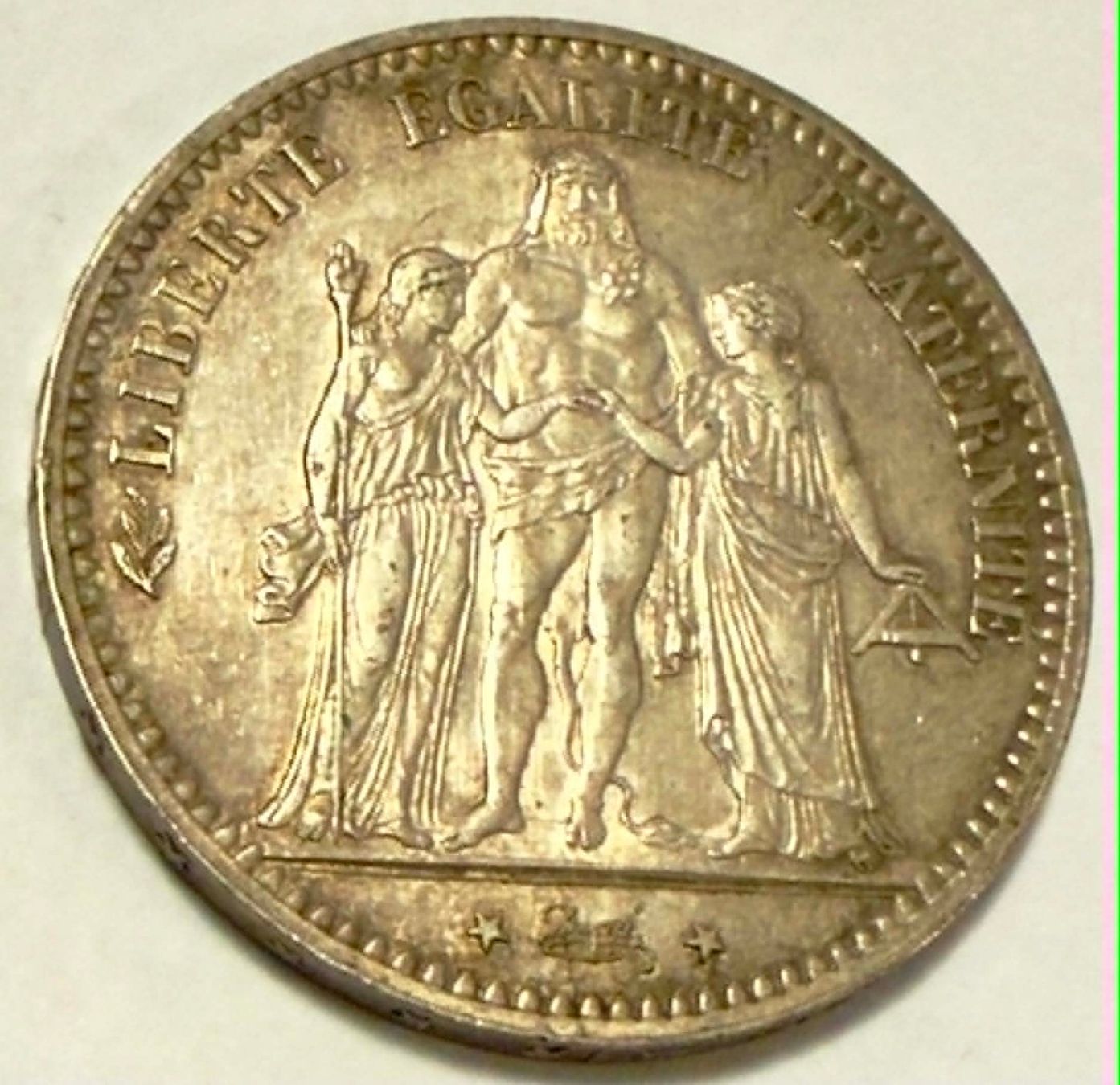 Tutti le monete: France 5 Francs 1876 VZ – Nuovo (secondo la descrizione) da Zürich venduto da Tasmiyah 2