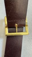 Belle ceinture en cuir marron Fursac