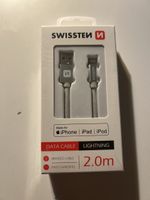 Ladekabel iPhone Lightning / USB Kabel 2m NEU Swissten