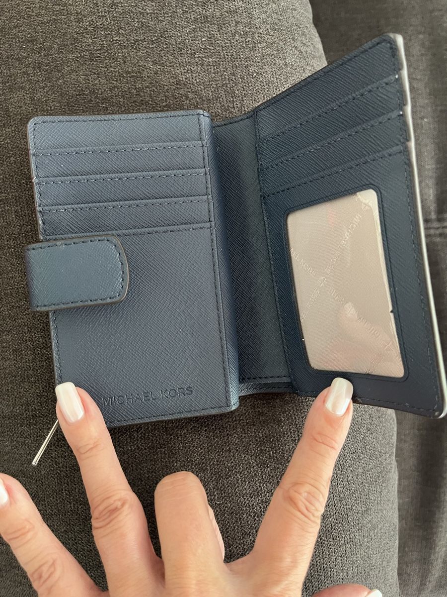 Michael Kors Portamonete: Portefeuille Michael Kors bleu – Usato da Fully venduto da Sassa68 2