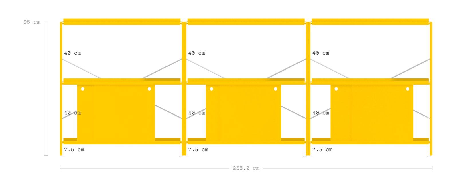 Lehni Scaffali: Lehni Regal Sideboard – Nuovo (secondo la descrizione) da Zürich venduto da leo_6fs6 1