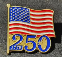 GG221 - Pin 250 Jahre USA 1776 bis 2026 Amerika Flagge Fahne