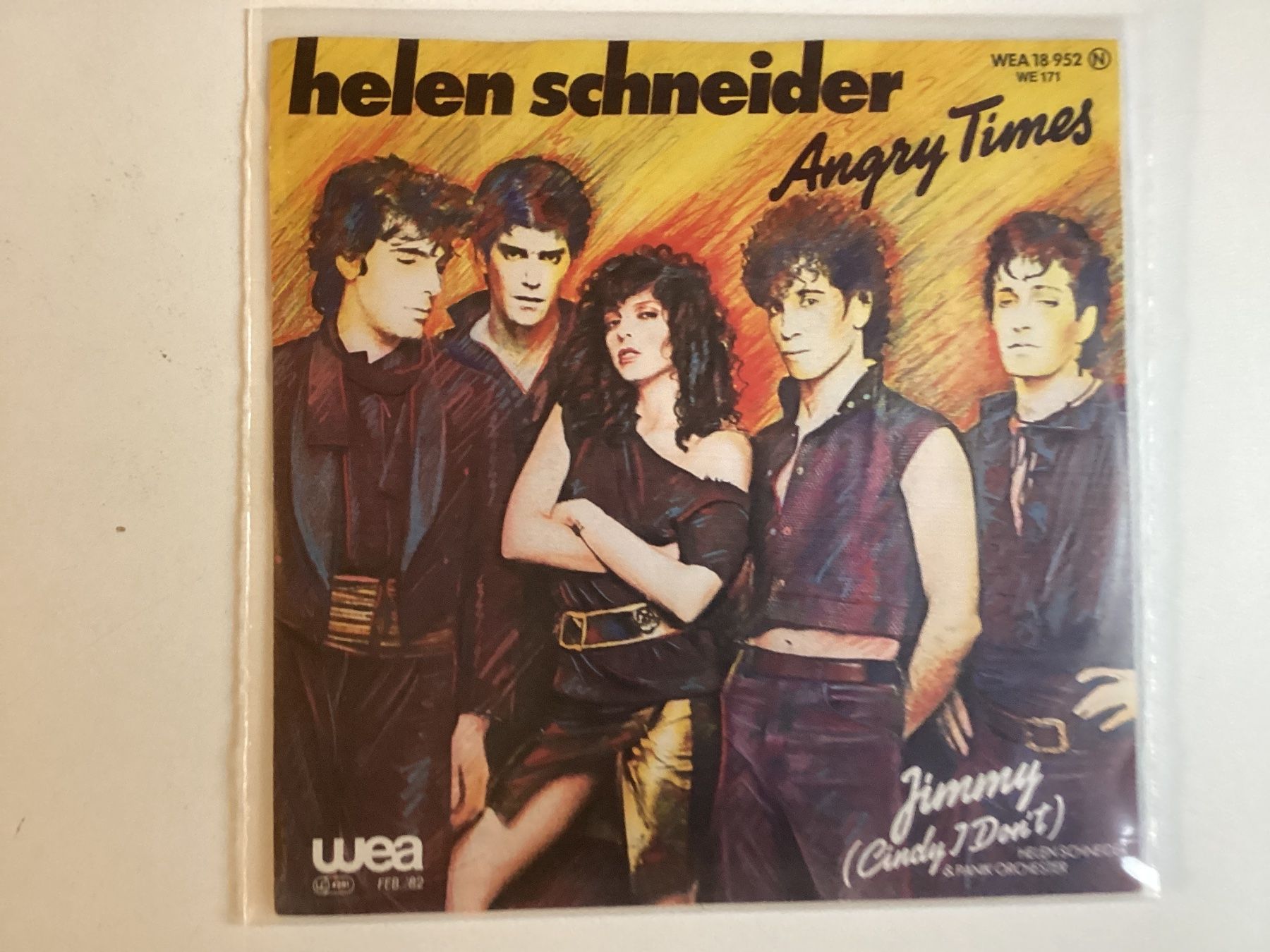 Schallplatten: Helen Schneider Single - Angry Times / Jimmy – Gebraucht aus Gutenswil von Hamzian