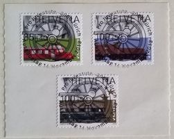 2013 Pro Juventute Satz Ersttag Vollstempel,  auf Folie