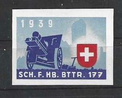 Artillerie 345/2 * ,  Kat. Fr. 75.-