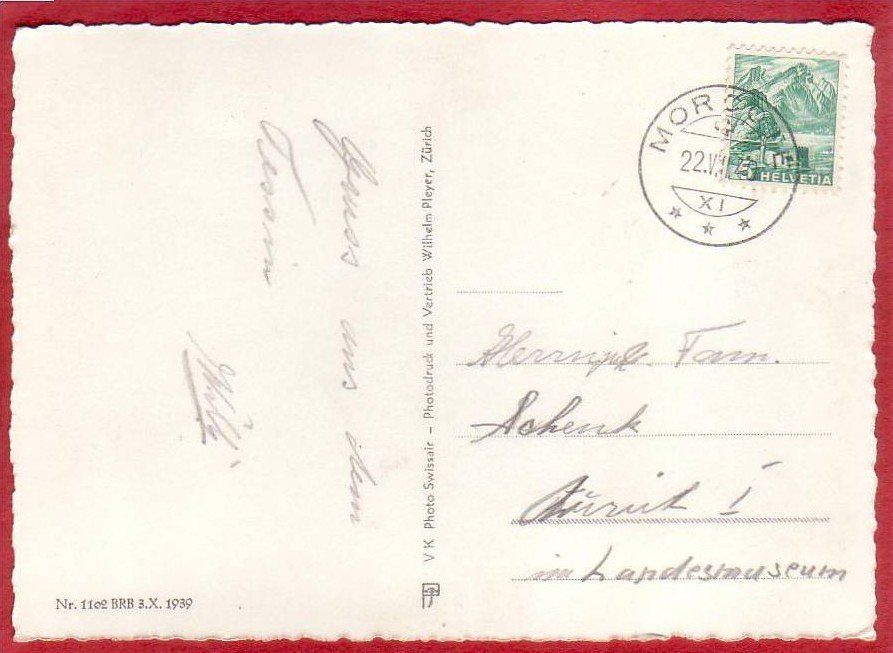Cartoline postali: MORCOTE, LUGANERSEE, GROSSFORMAT – Usato da Grüningen venduto da Kartenlaube 1