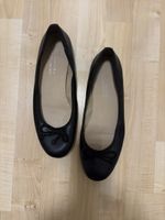 Tamaris Ballerinas schwarz Leder Grösse 39 guter Zustand