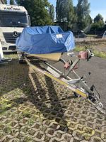 Anhänger mit mfk + schöner Boot mit Yamaha 8ps