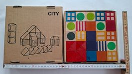 Kurt Naef Spielzeug City Holzbausteine M. Zipfer Top Zustand